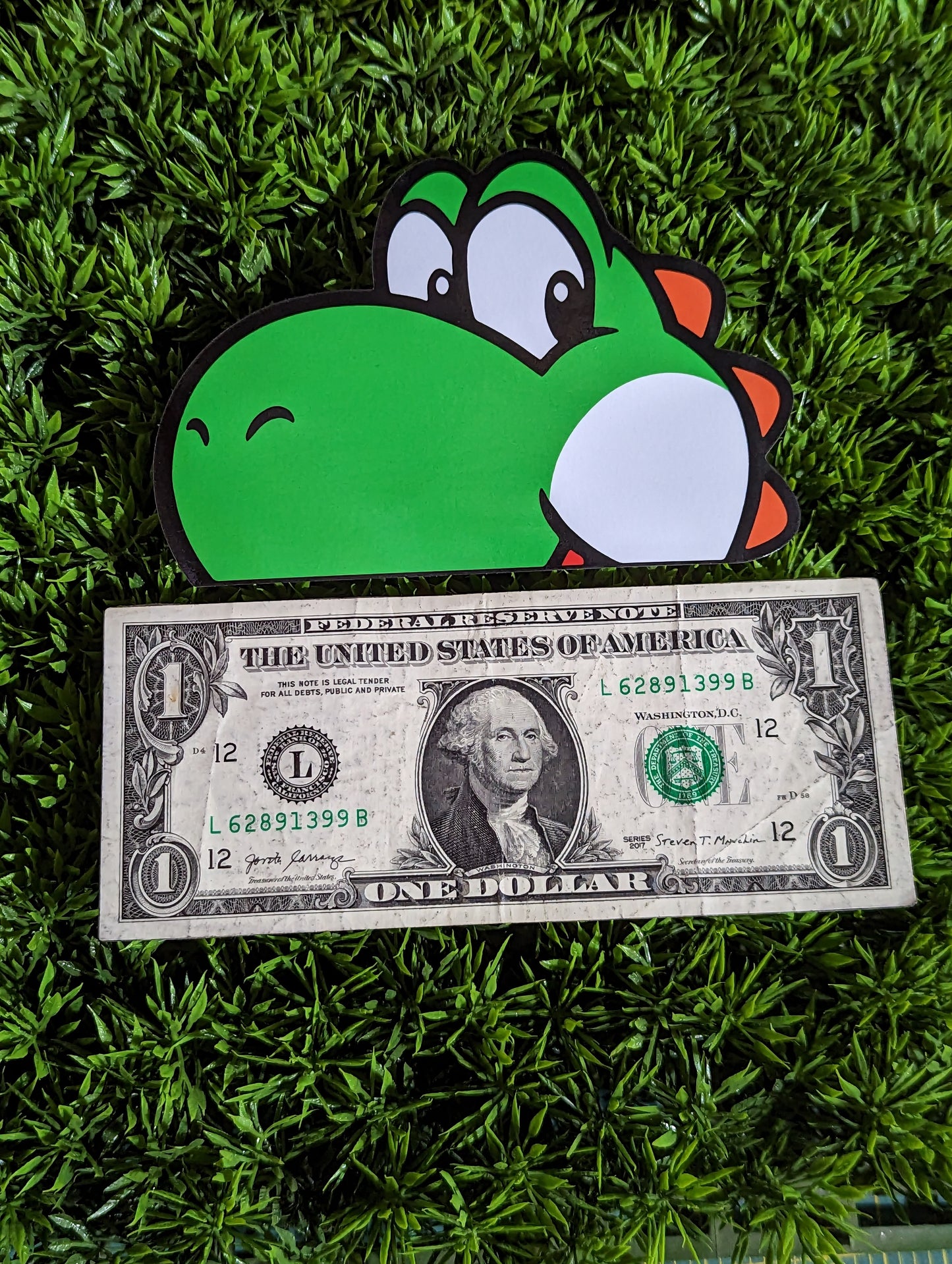 Green Dino Peeker