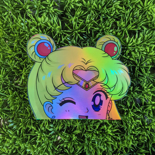 Winking Sailor Moon Peeker