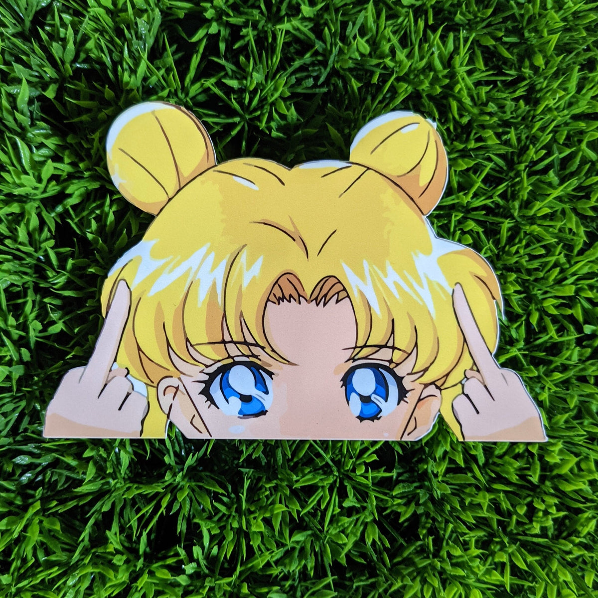 4x5 Sticker Sailor Moon Car Peeker Sticker decal 4x5 – dtsmarket