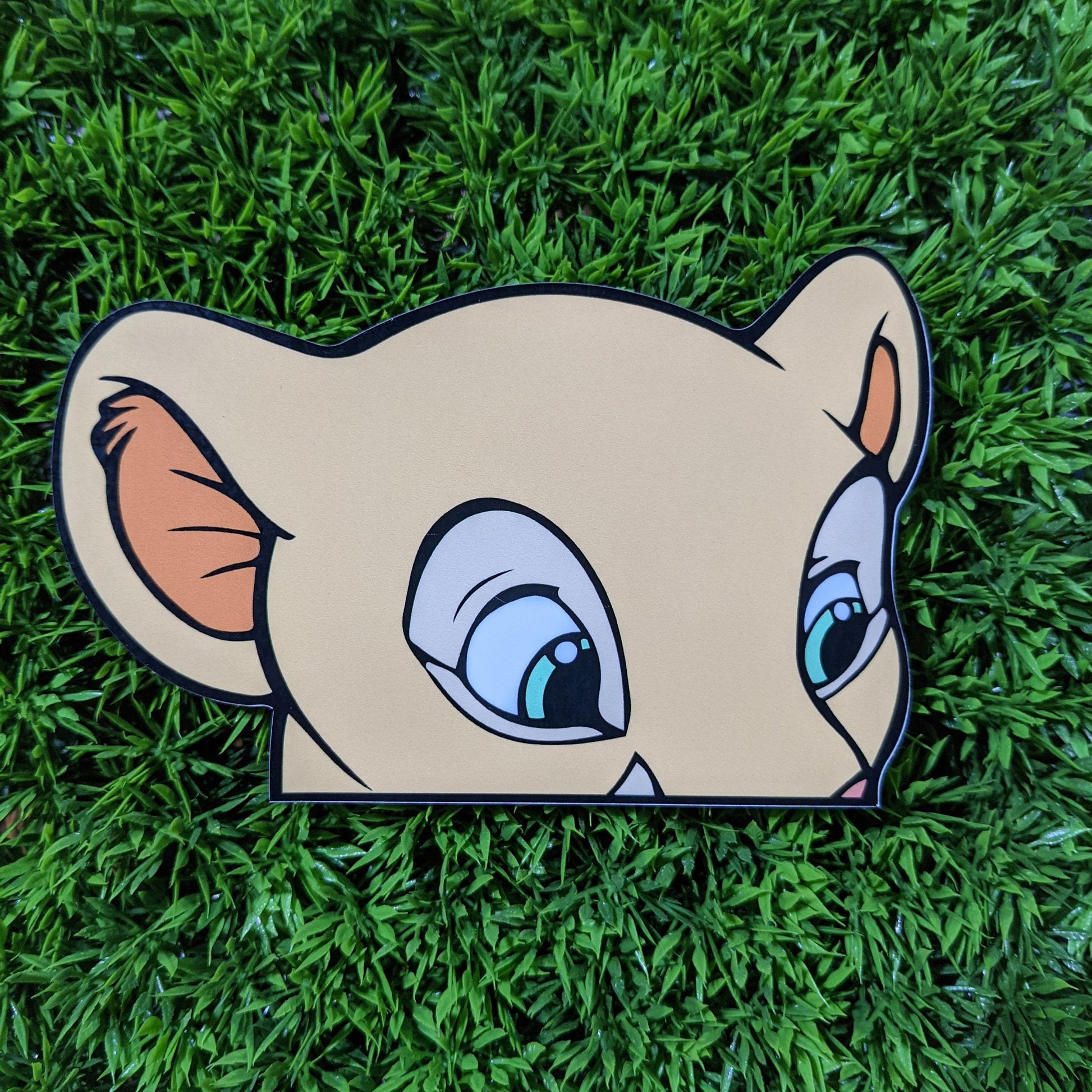 Simba Nola Lion Sticker Peeker Decal Sticker – dtsmarket